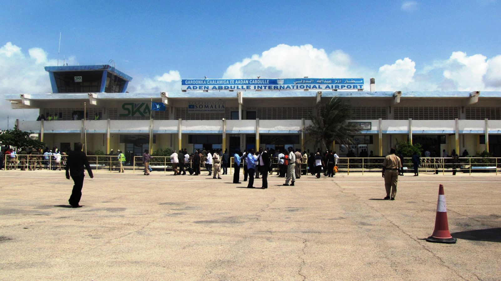 El aeropuerto internacional de Aden Adde, en Mogadiscio (Somalia)