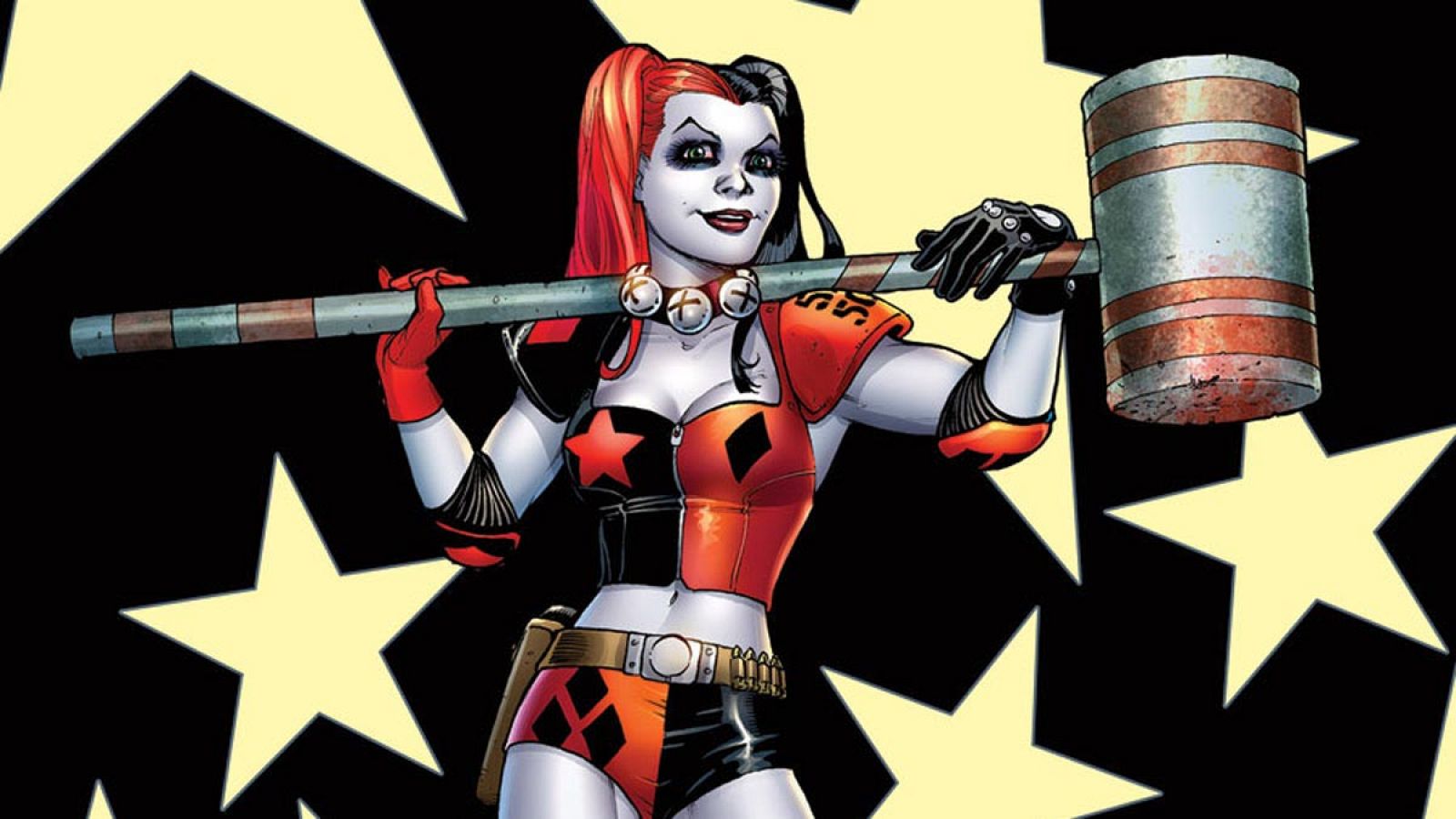Fragmento de una portada de 'Harley Quinn'