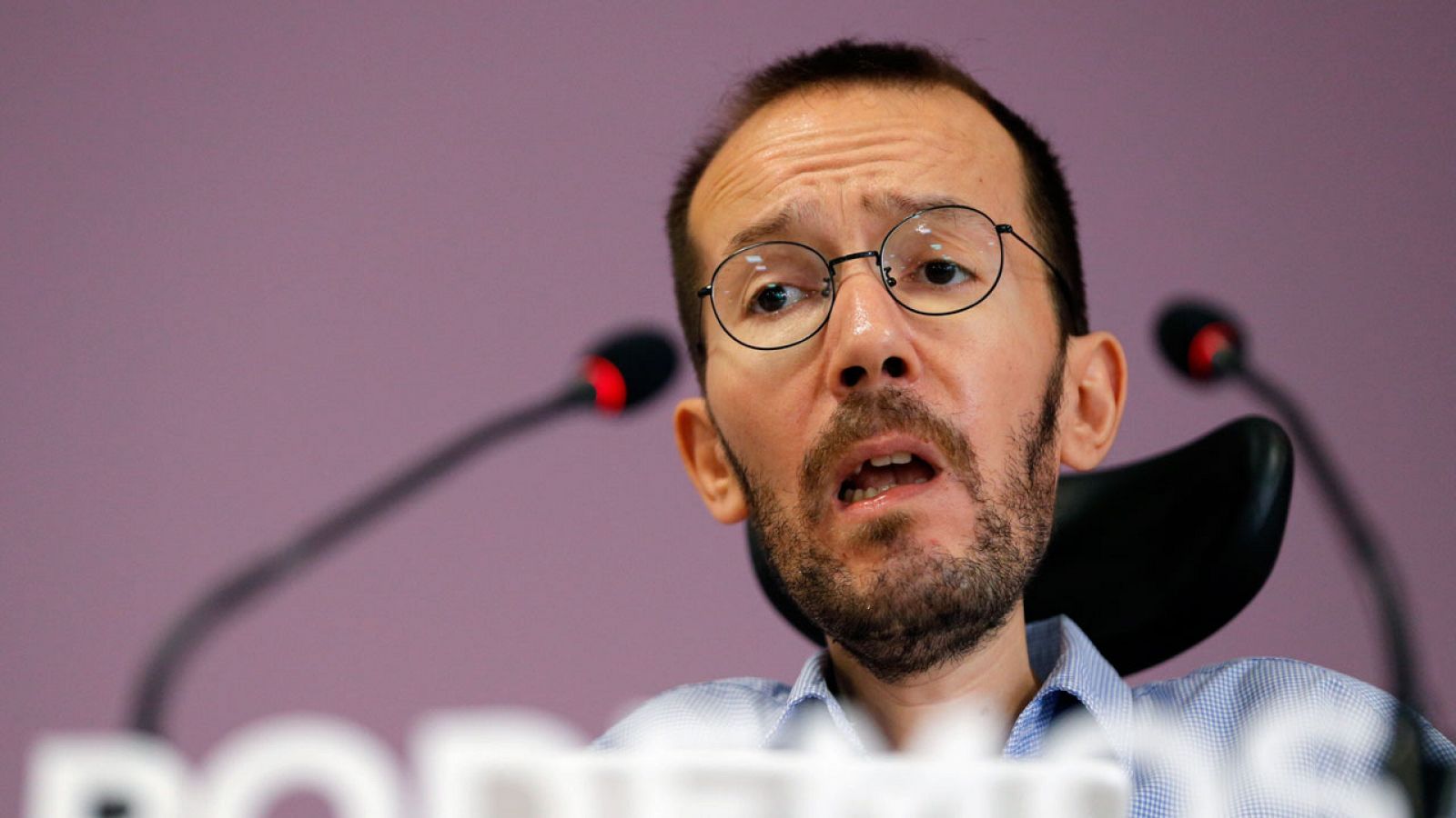 El secretario de Organización de Podemos, Pablo Echenique, en una foto de archivo