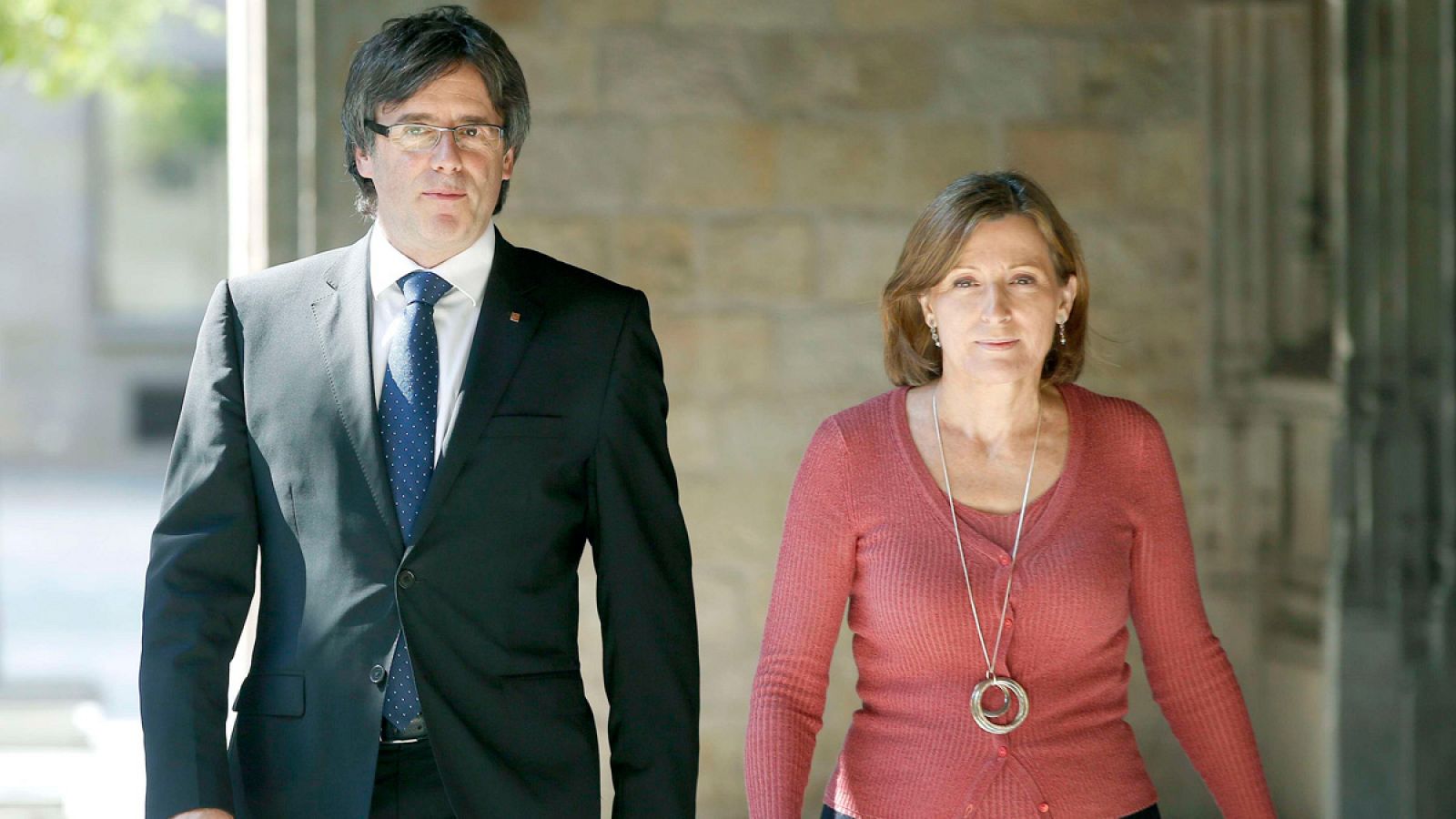 Carles Puigdemont y Carme Forcadell