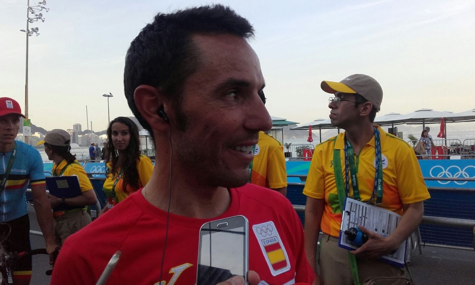 El ciclista español Joaquim 'Purito' Rodríguez, quinto en la prueba de ruta