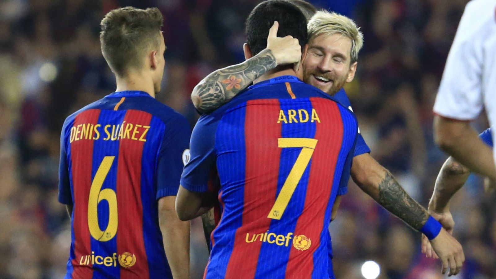 Leo Messi y Arda Turan, los goleadores