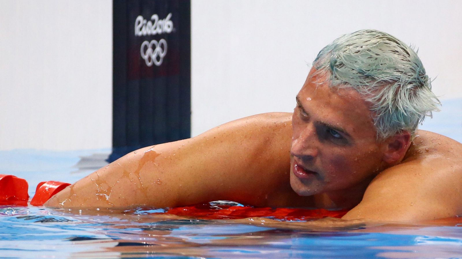 El nadador estadounidense Ryan Lochte durante una prueba el pasado 11 de agosto en Río 2016.