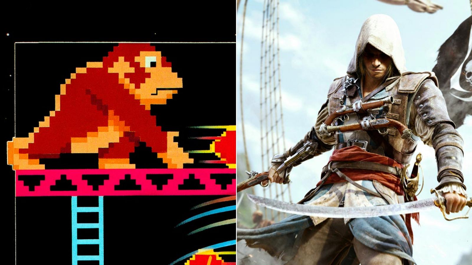 Del Donkey Kong al Assassins Creed, la evolución de los videojuegos ha sido espectacular