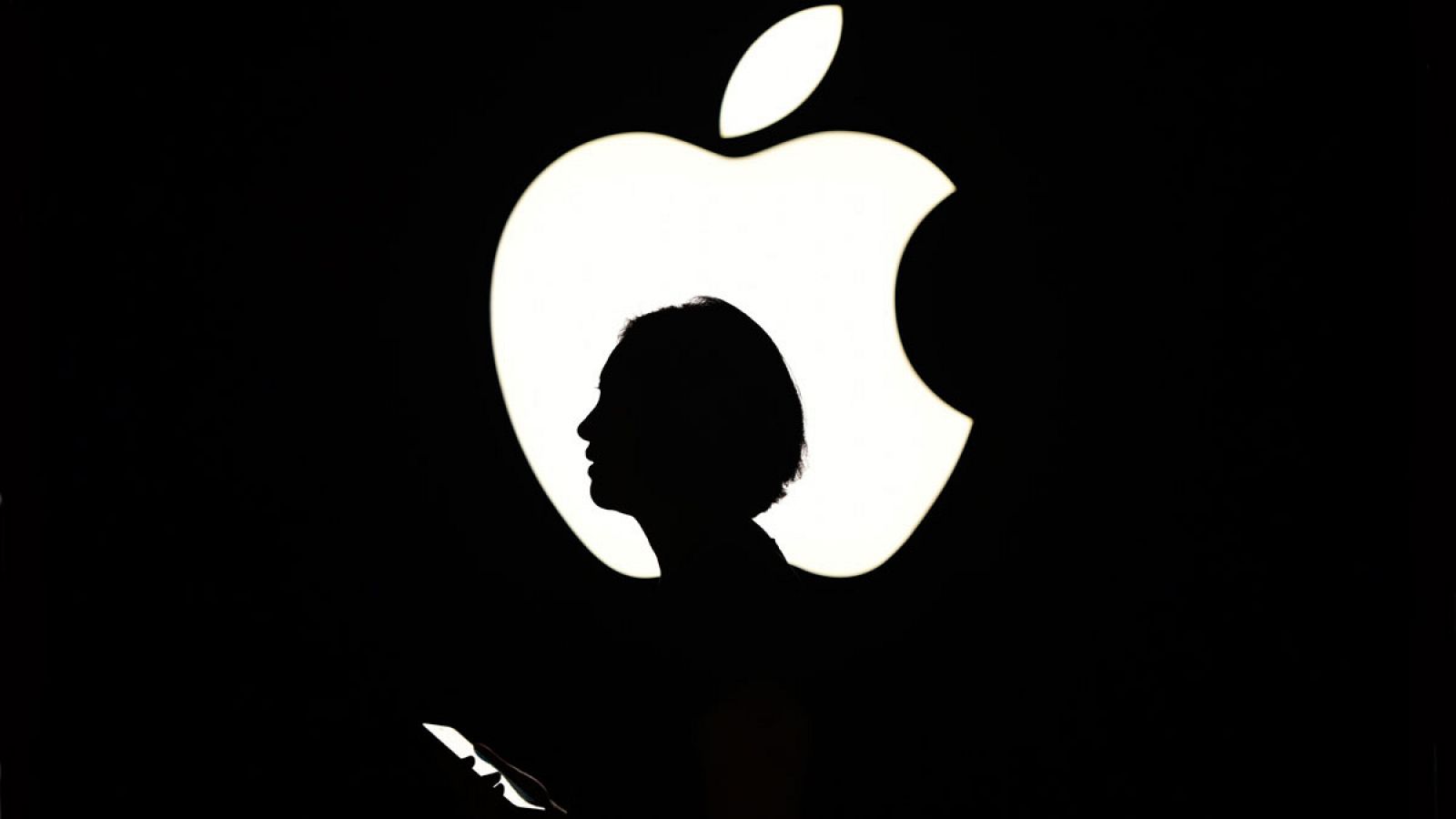 Logotipo de Apple en una imagen de archivo