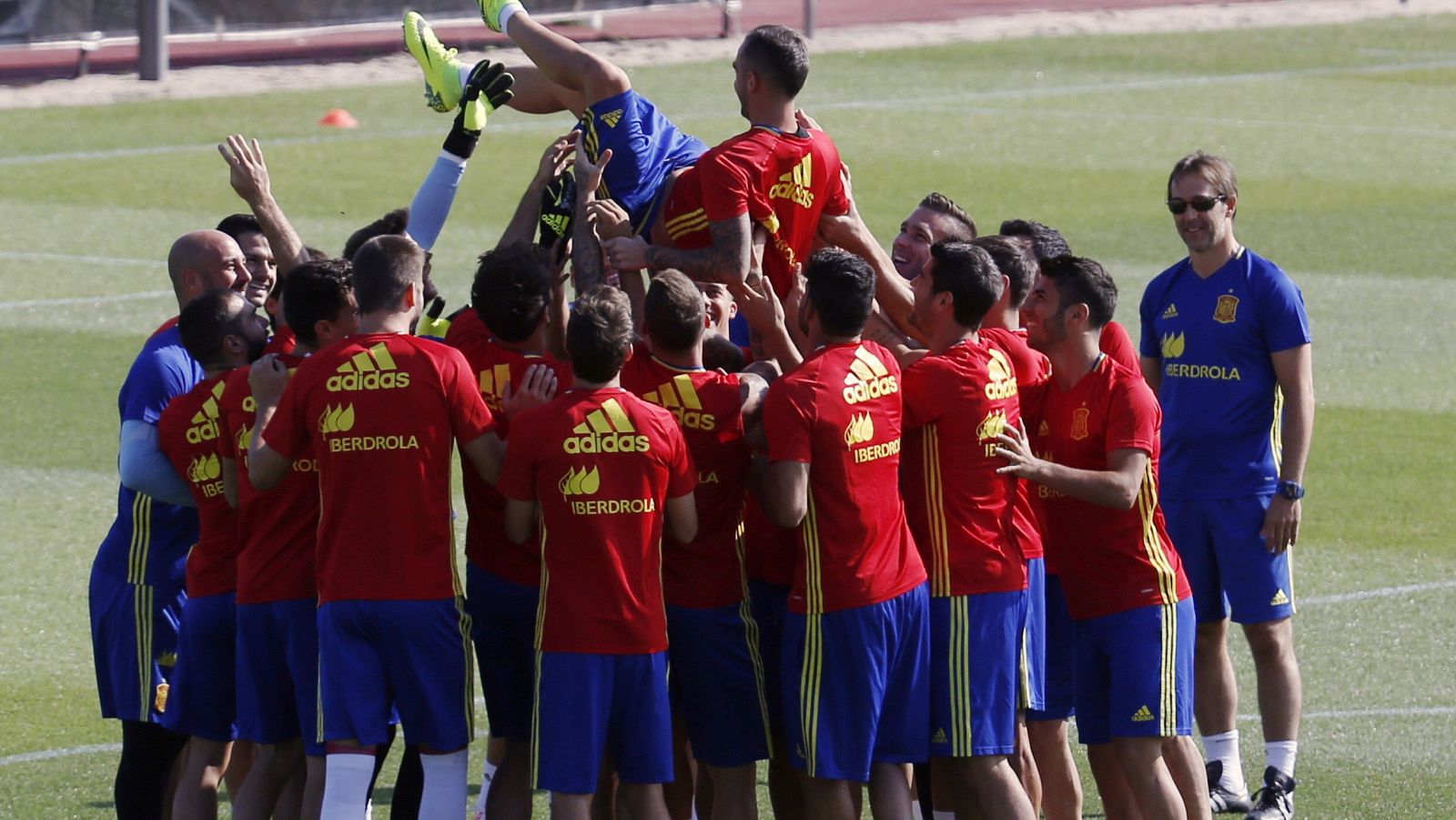La selección española se enfrenta en partido amistoso a Bélgica