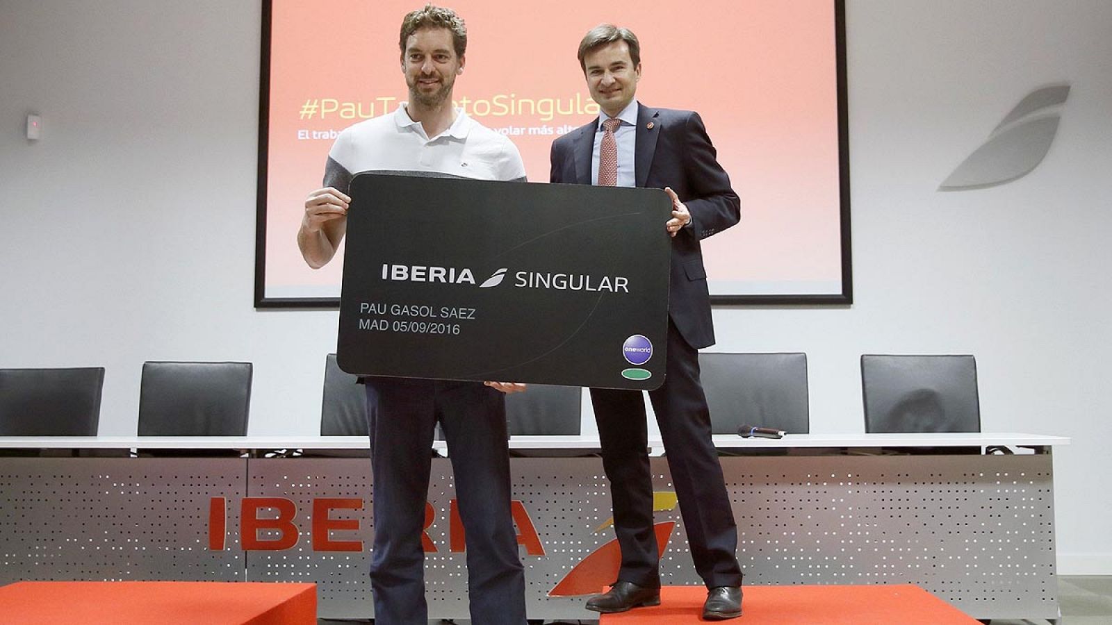 Pau Gasol se vincula a la compañía aérea Iberia