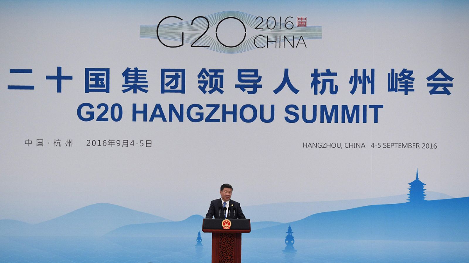 El presidente de China, Xi Jinping, en la cumbre del G20