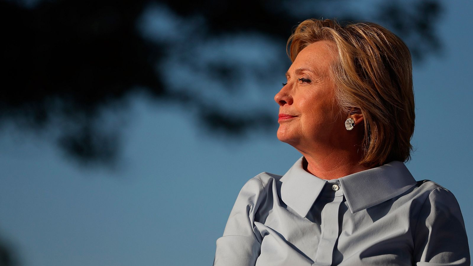 La candidata demócrata a la Casa Blanca, Hillary Clinton, durante un acto en Hampton, Illinois.
