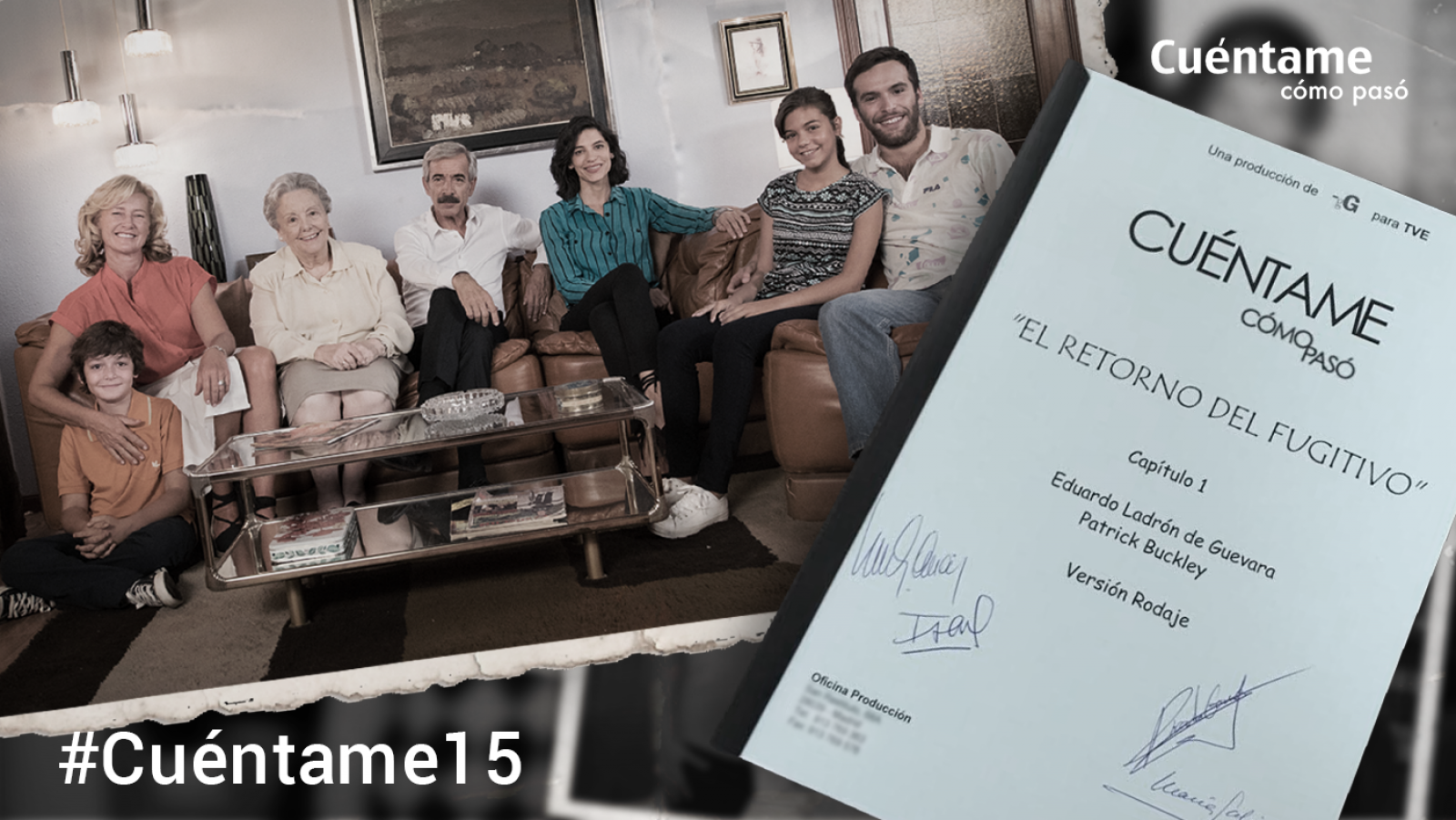 Participa en #Cuéntame15 y gana dos guiones firmados