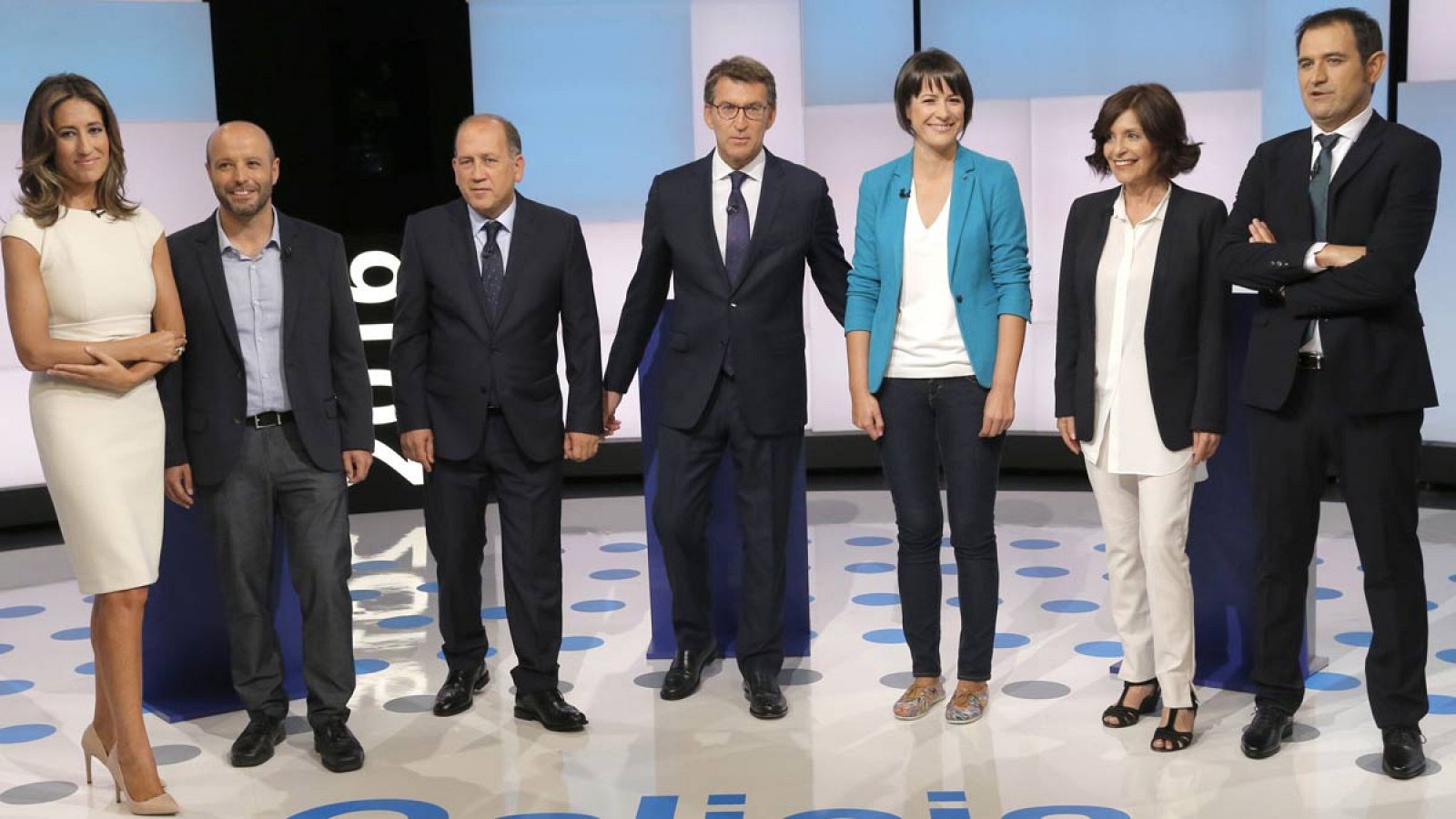 Debate electoral de las elecciones gallegas 2016.