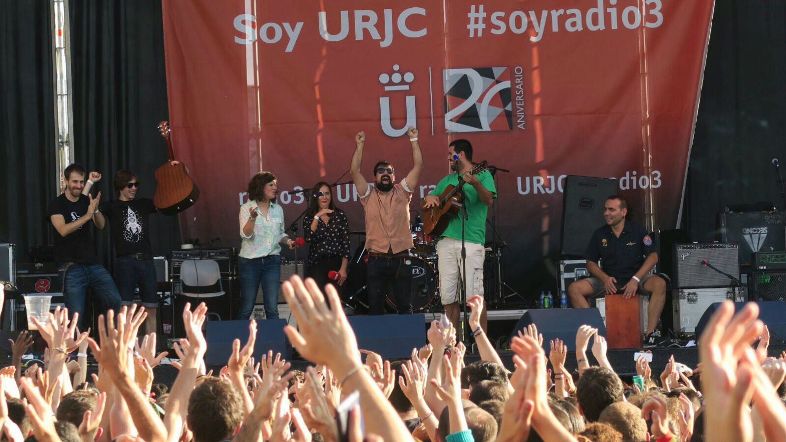Celebramos el XX aniversario de la Universidad Rey Juan Carlos con una fiesta por todo lo alto