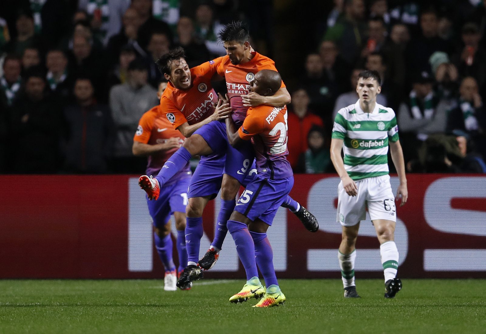 'Nolito' ha sido el autor del tercer tanto del City ante el Celtic.