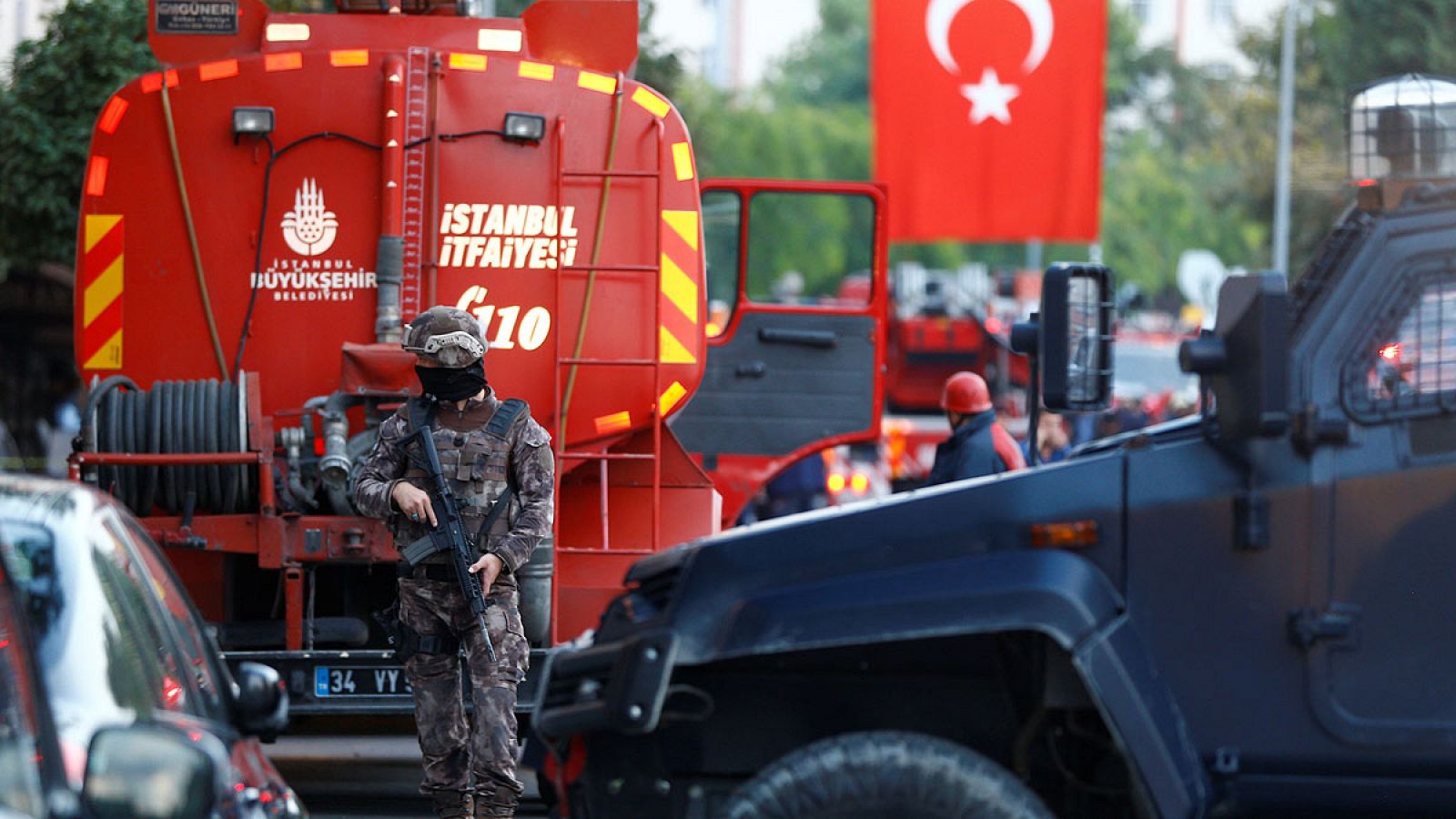 Un policía turco en una imagen de archivo en Estambul