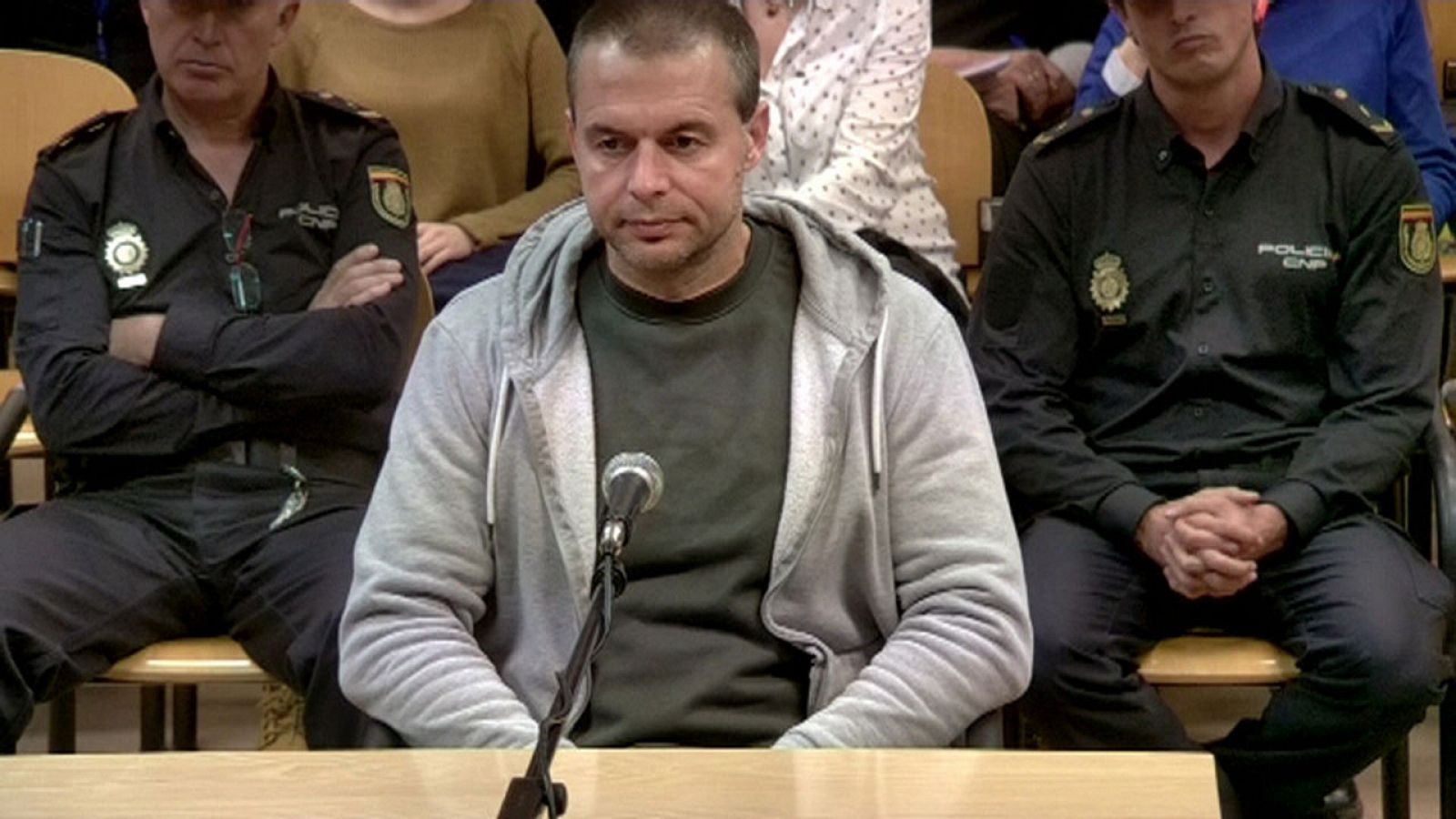 El presunto pederasta de Ciudad Lineal, Antonio Ortiz, en el juicio de la Audiencia de Madrid