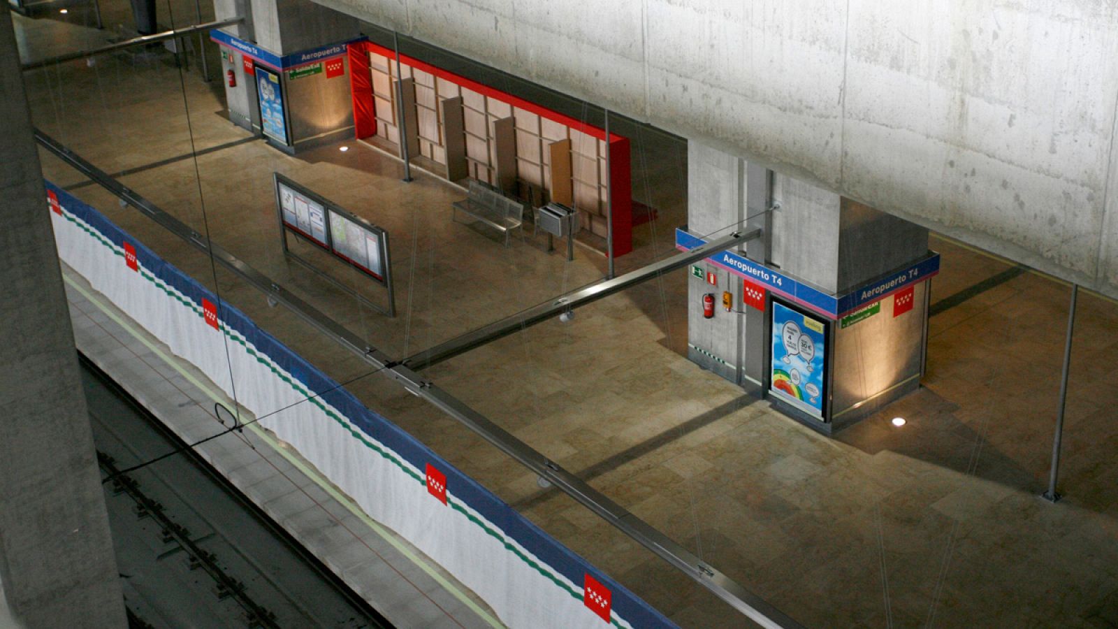 La estación de metro en la Terminal 4 del aeropuerto Adolfo Suárez Madrid-Barajas