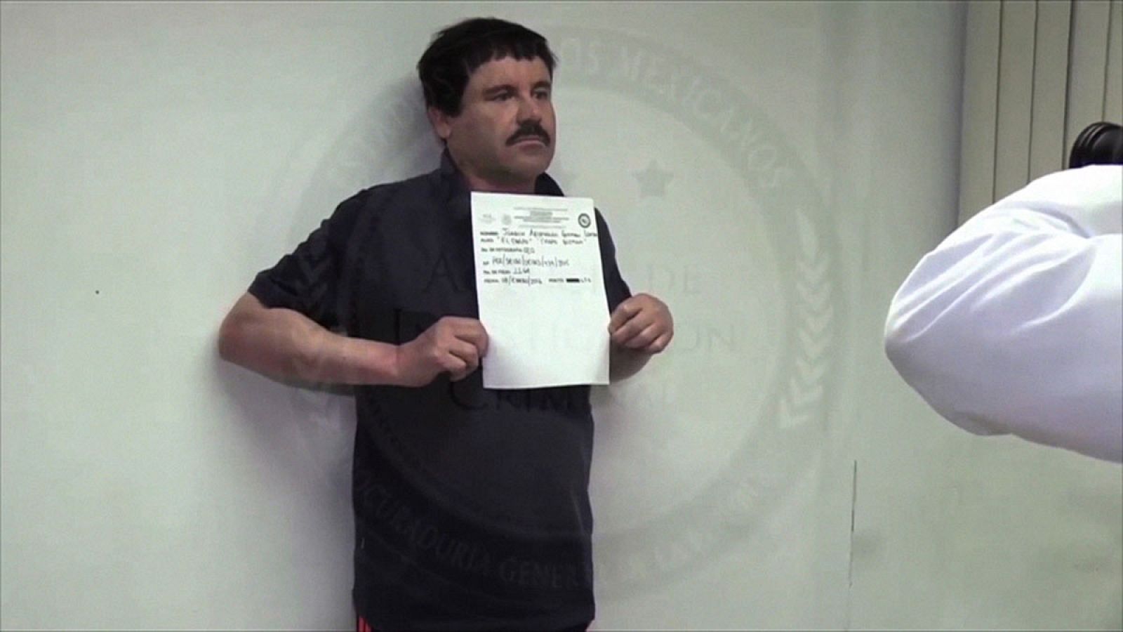 Imagen del pasado 27 de enero, facilitada por la Fiscalía General de México, en la que se ve a Joaquín "El Chapo" Guzmán en la prisión de Altiplano.