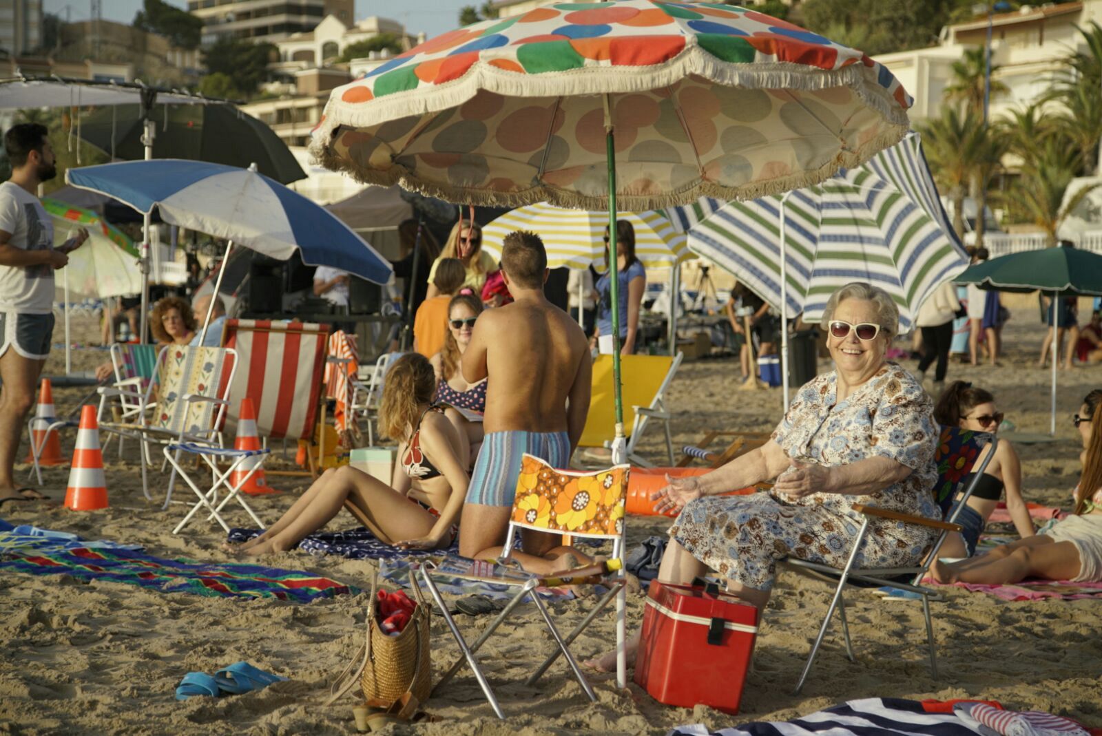 Herminia bajo el sol de Benidorm