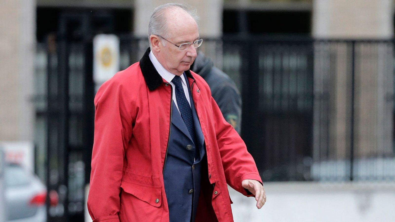 El expresidente de Caja Madrid Rodrigo Rato llega a la Audiencia Nacional en San Fernando de Henares, Madrid