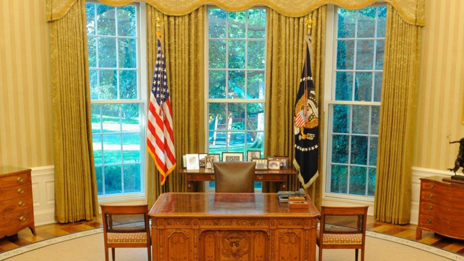 Imagen del despacho del presidente del Gobierno de Estados Unidos, el llamado Despacho Oval