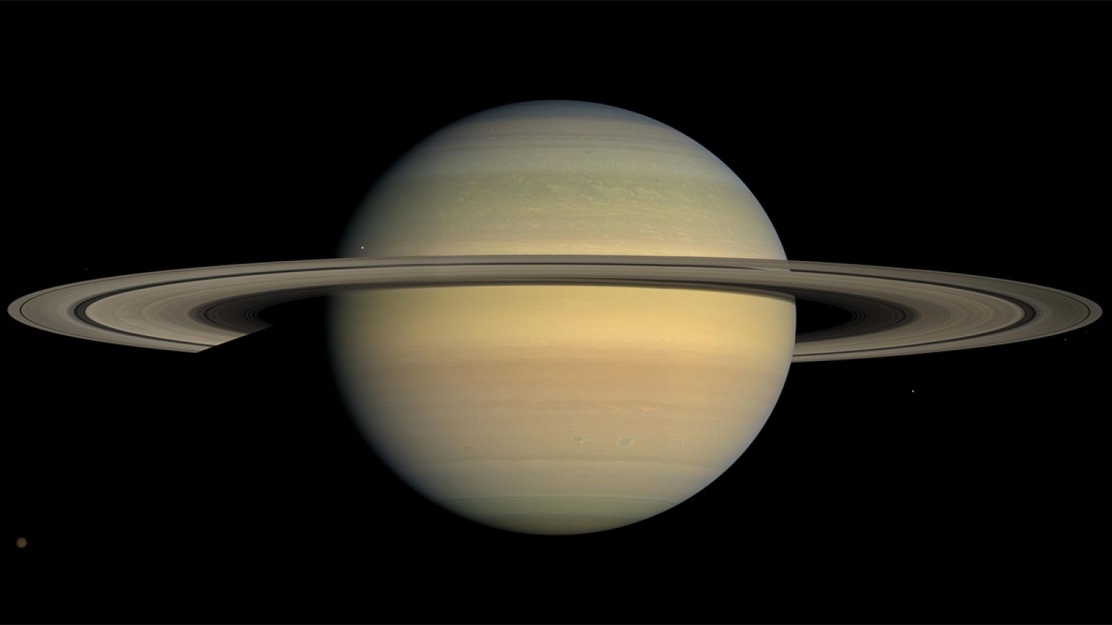 Imagen de Saturno y su anillo.