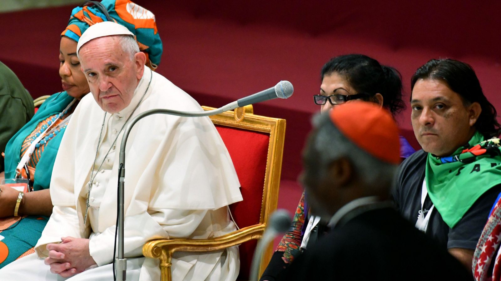 El papa Francisco durante el III Encuentro Mundial de los Movimientos Populares en el Vaticano.