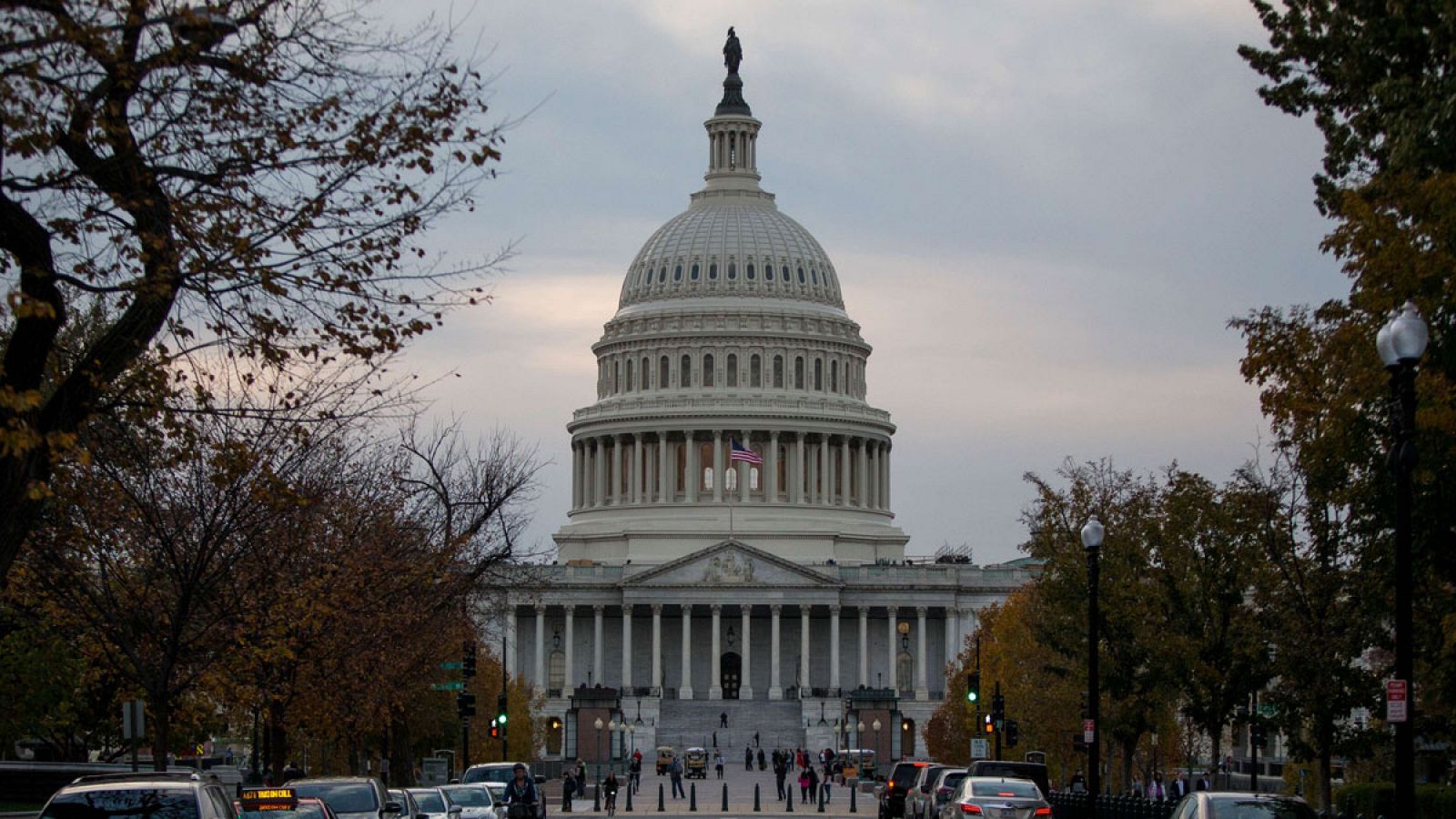 Imagen del Capitolio en Washington, el edificio que alberga las dos cámaras del Congreso de los Estados Unidos.
