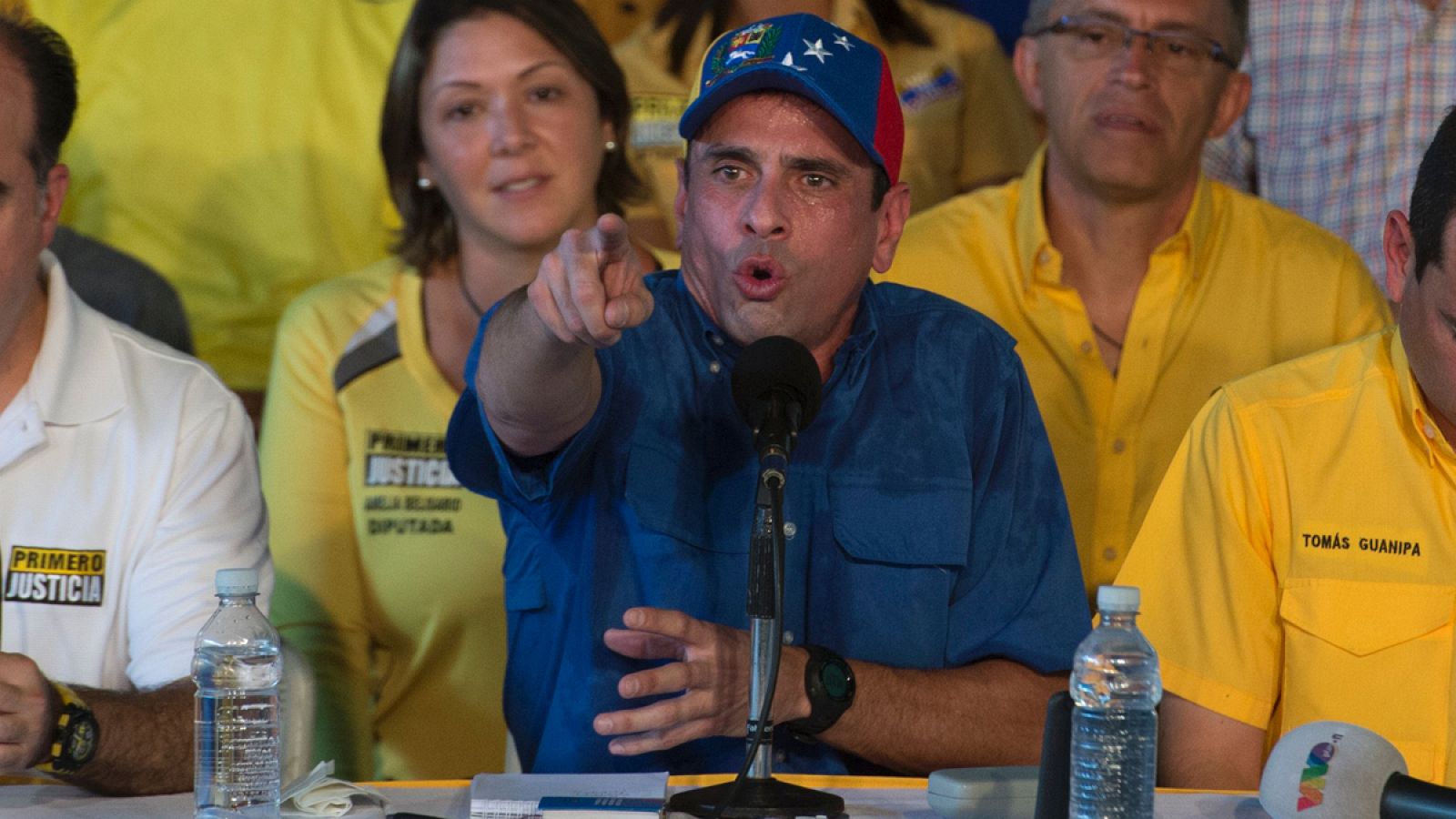 El líder de la oposición venezolana, Henrique Capriles