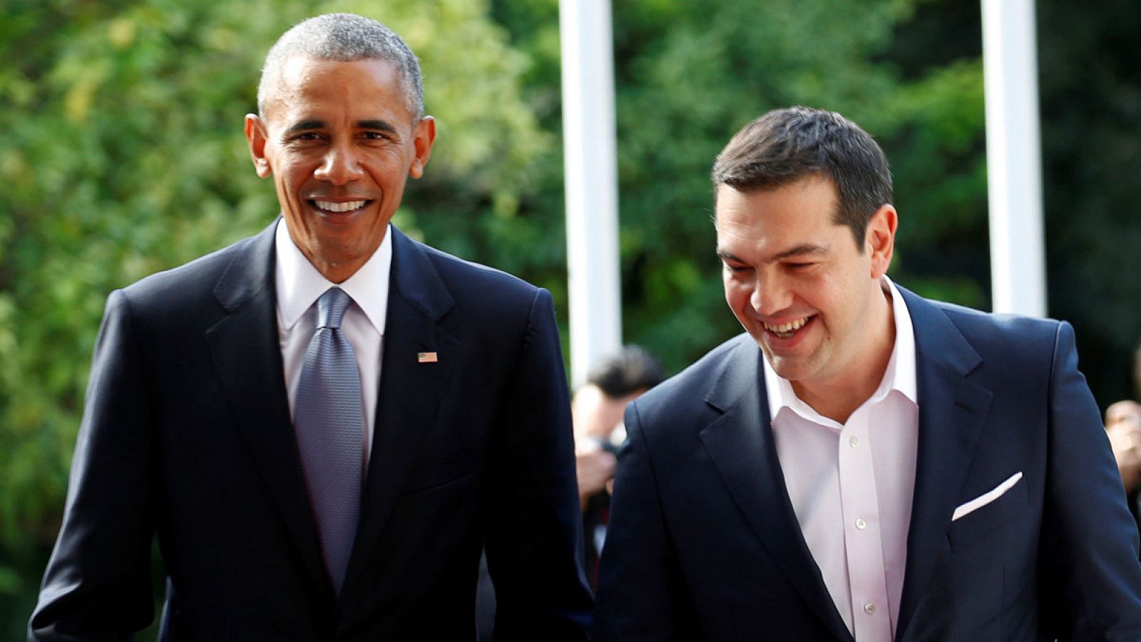 Obama se reúne con Tsipras en Atenas
