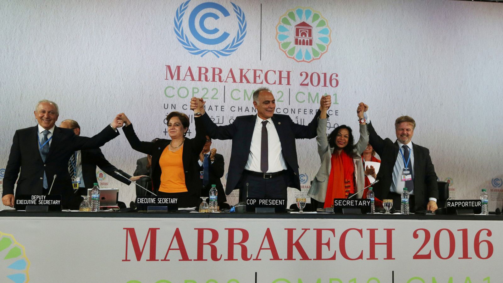 Jefes de Estado, de Gobierno y representantes de delegaciones de 195 países y la UE han asistido a la Cumbre del Clima de Marrakech.