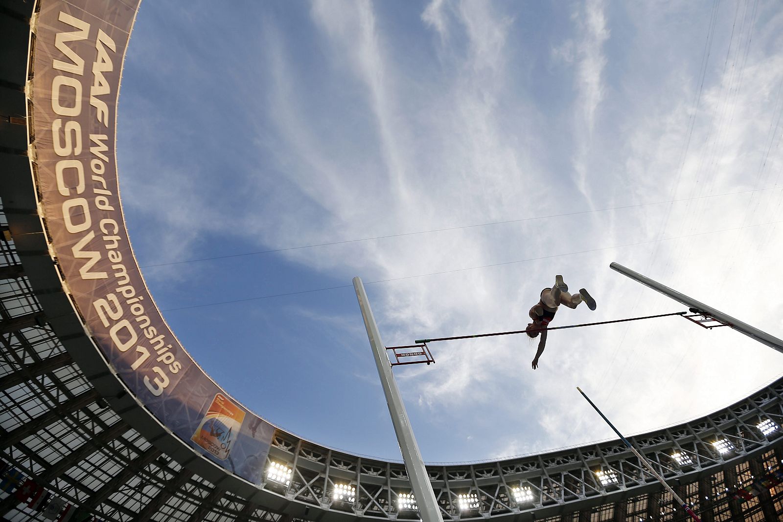 Imagen de archivo de los 14º Mundiales de atletismo que se disputaron en Moscú (Rusia) en 2013.