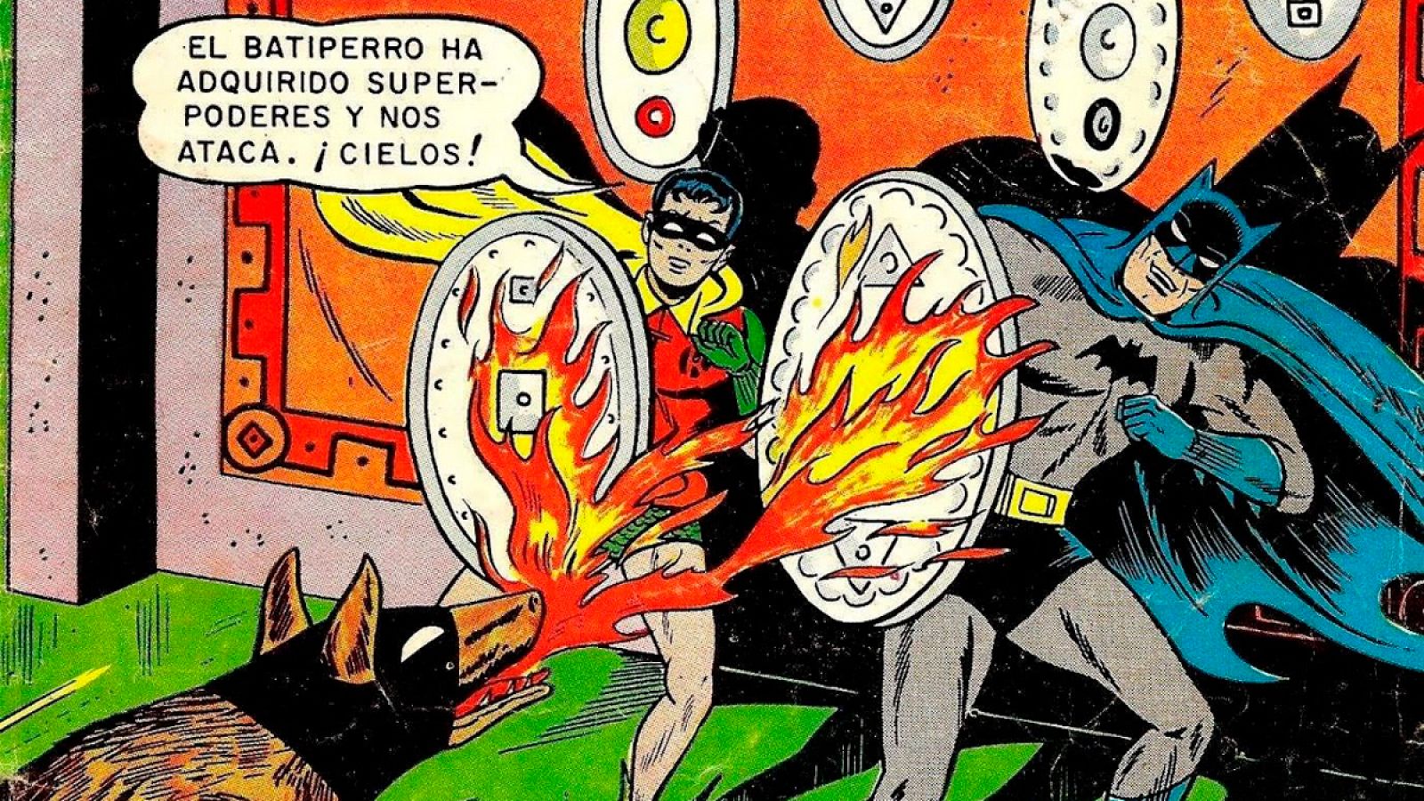 Fragmento de una portada del Batman de Novaro