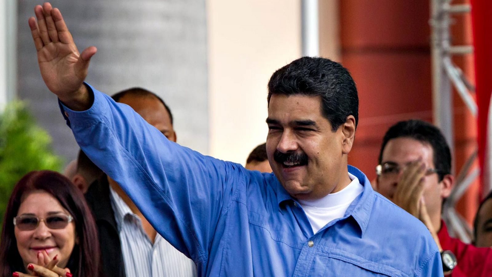 El presidente de Venezuela, Nicolás Maduro, en un acto reciente con estudiantes universitarios