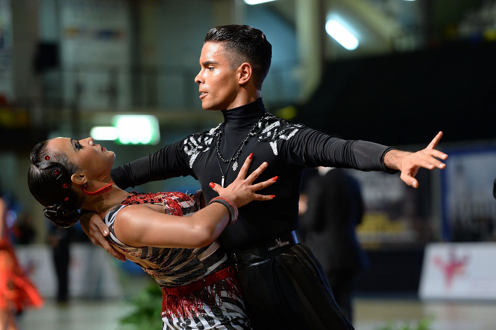 Una pareja participante en el Bilbao Dance Sport 2016