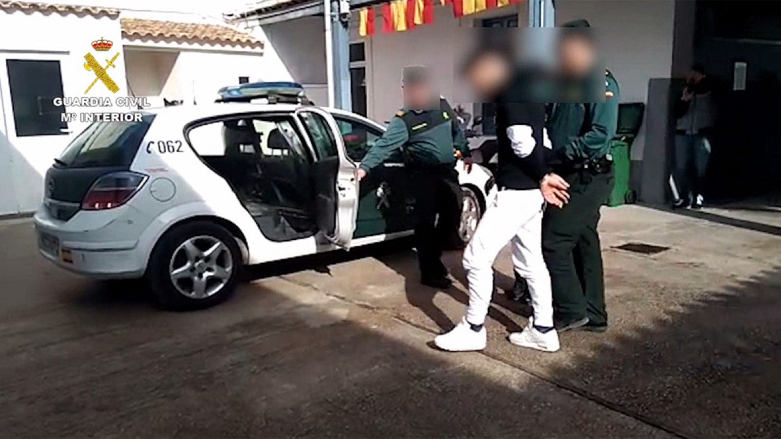 Imagen del joven de 22 años detenido por la Guardia Civil en Alicante tras la brutal agresión a su pareja