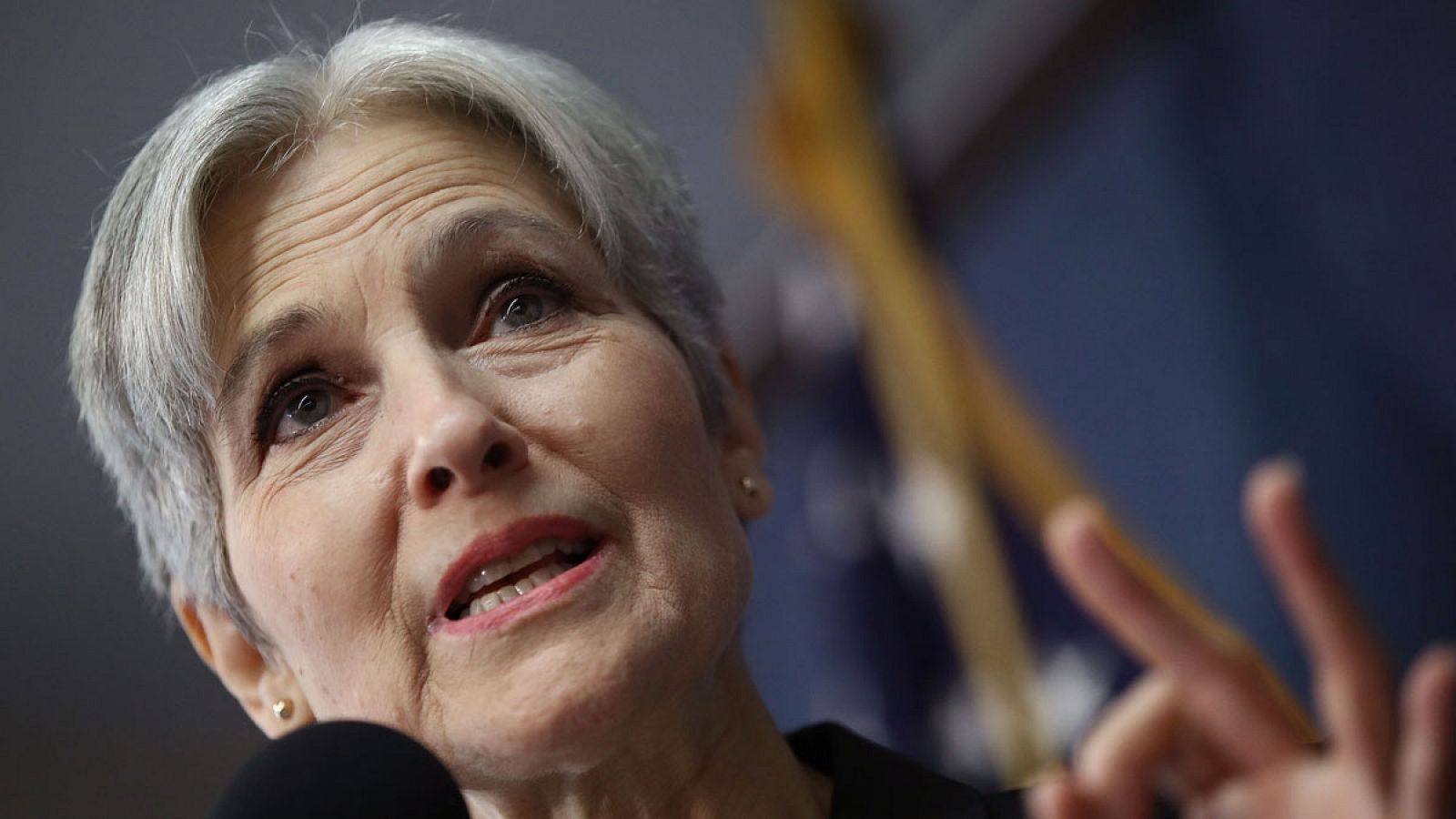 Imagen de archivo en la que se ve a Jill Stein durante una rueda de prensa el pasado 23 de agosto.