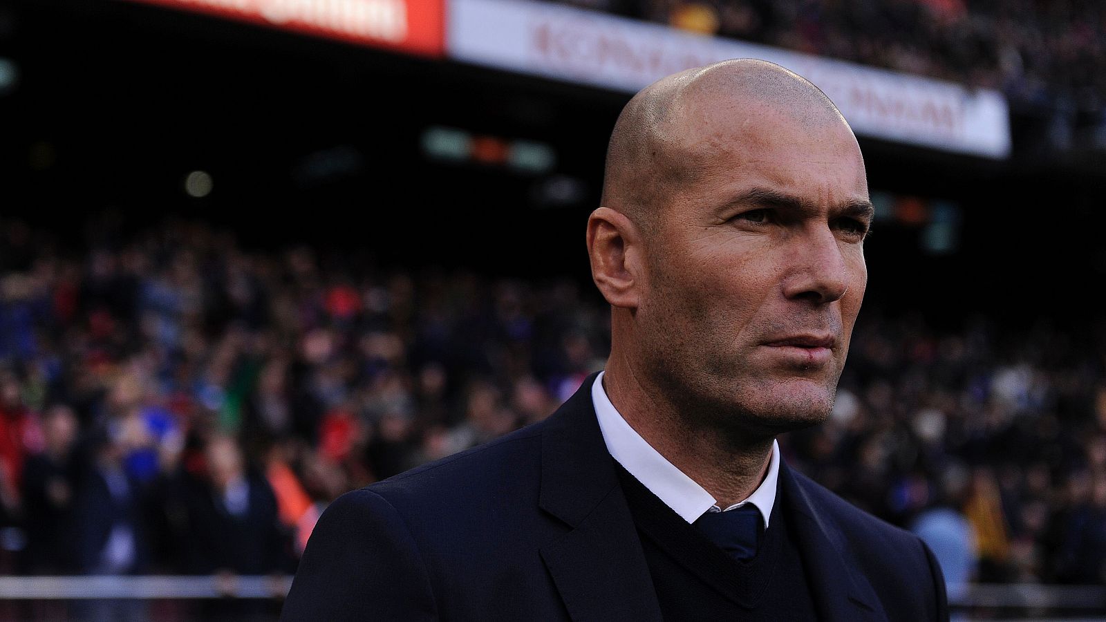 Zinedine Zidane, en el partido contra el Barcelona del pasado sábado.