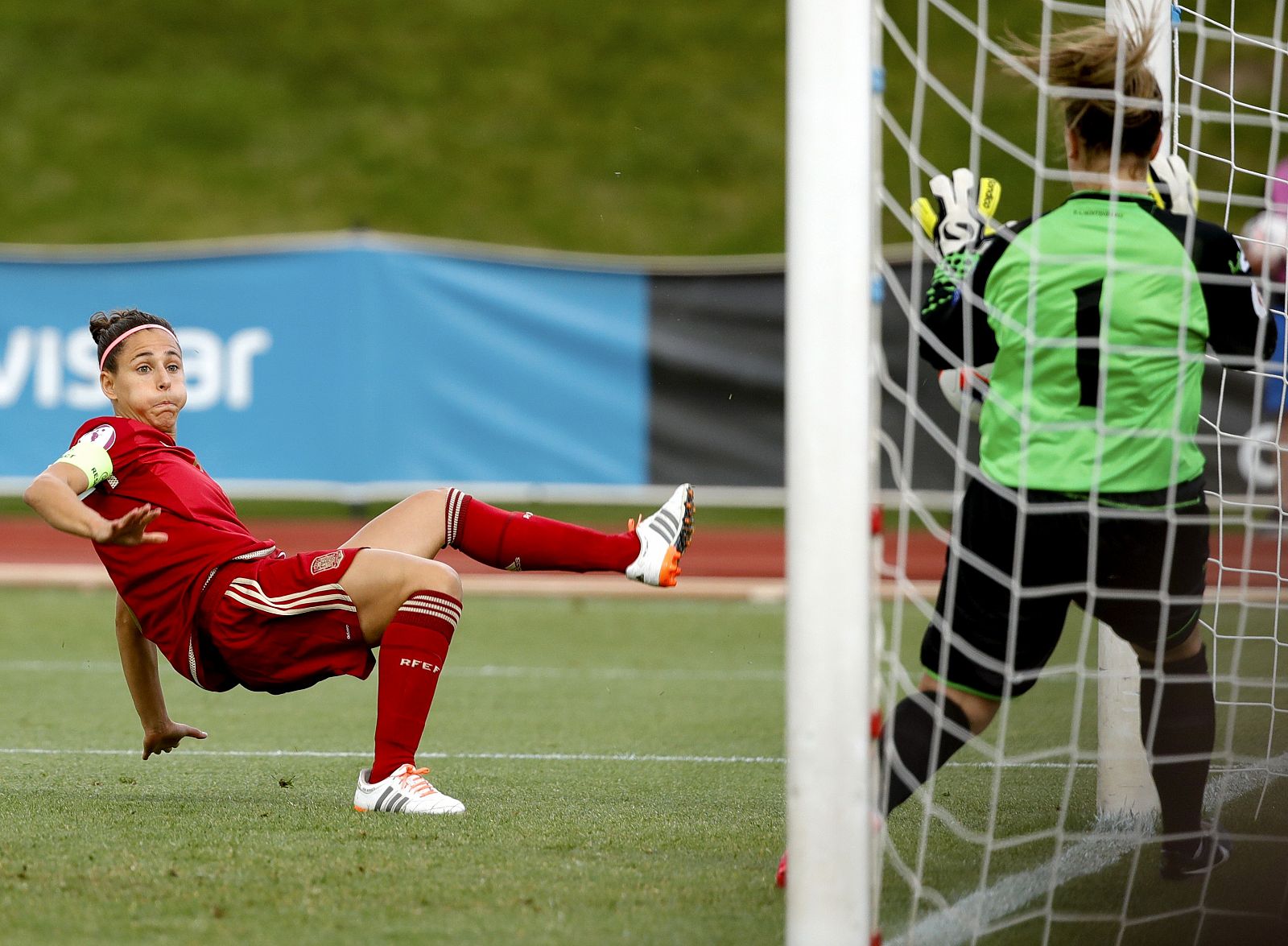 Boquete marca un gol con España ante Montenegro en septiembre