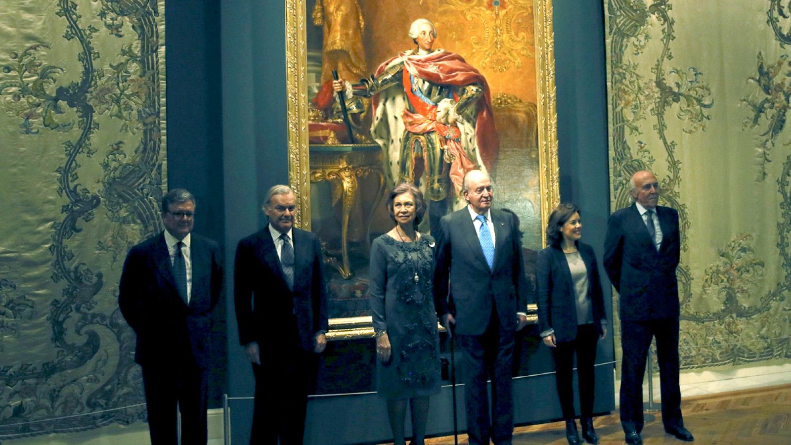 Los reyes Juan Carlos y Sofía inauguran una muestra sobre el arte patrocinado por Carlos III
