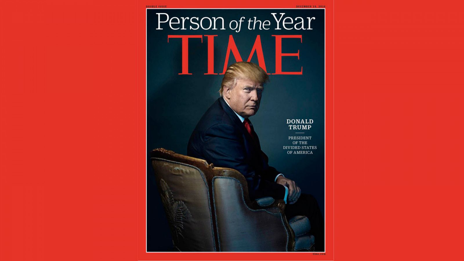 La portada de 'Time' con la elección de Donald Trump como personaje del año 2016