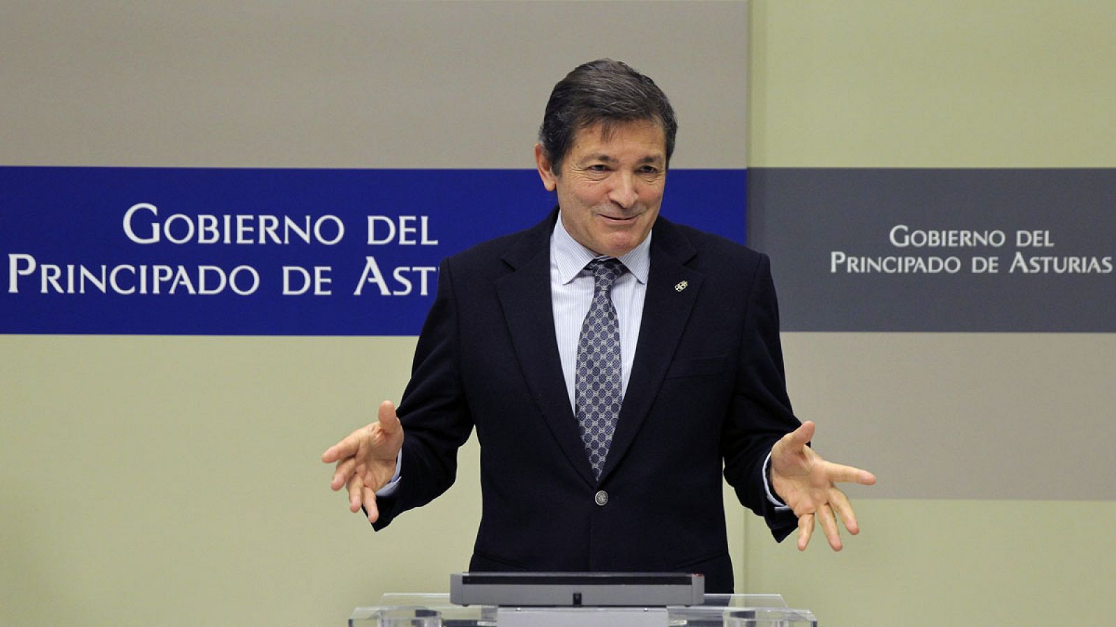 Javier Fernández, presidente del Principado Asturias y de la gestora del PSOE