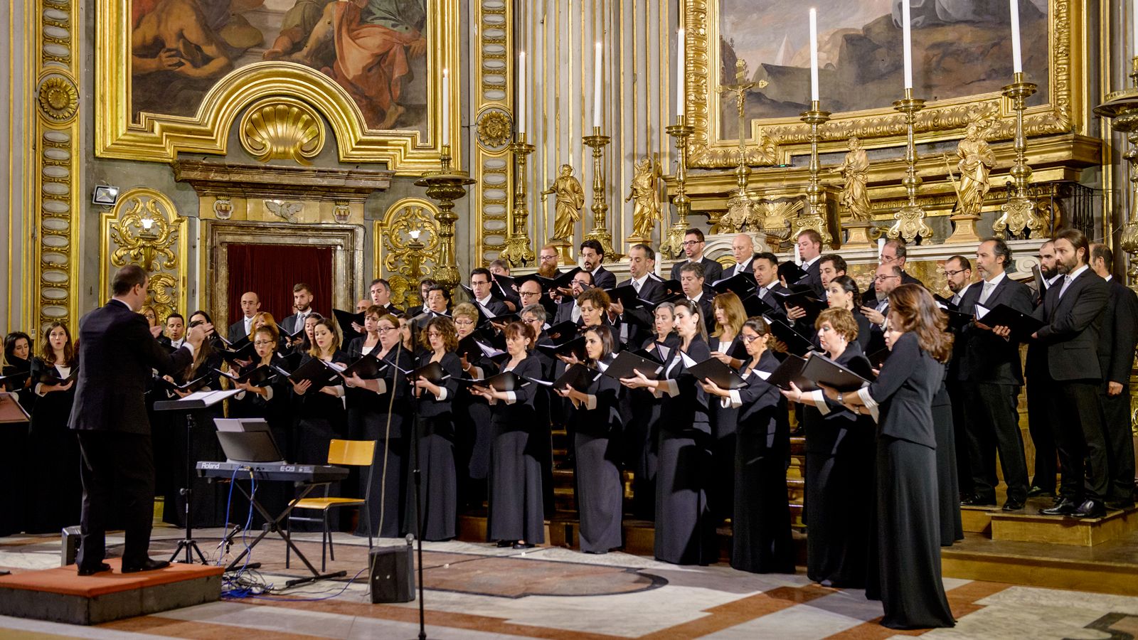 El Coro RTVE en la Basílica de San Ignacio de Loyola de Roma