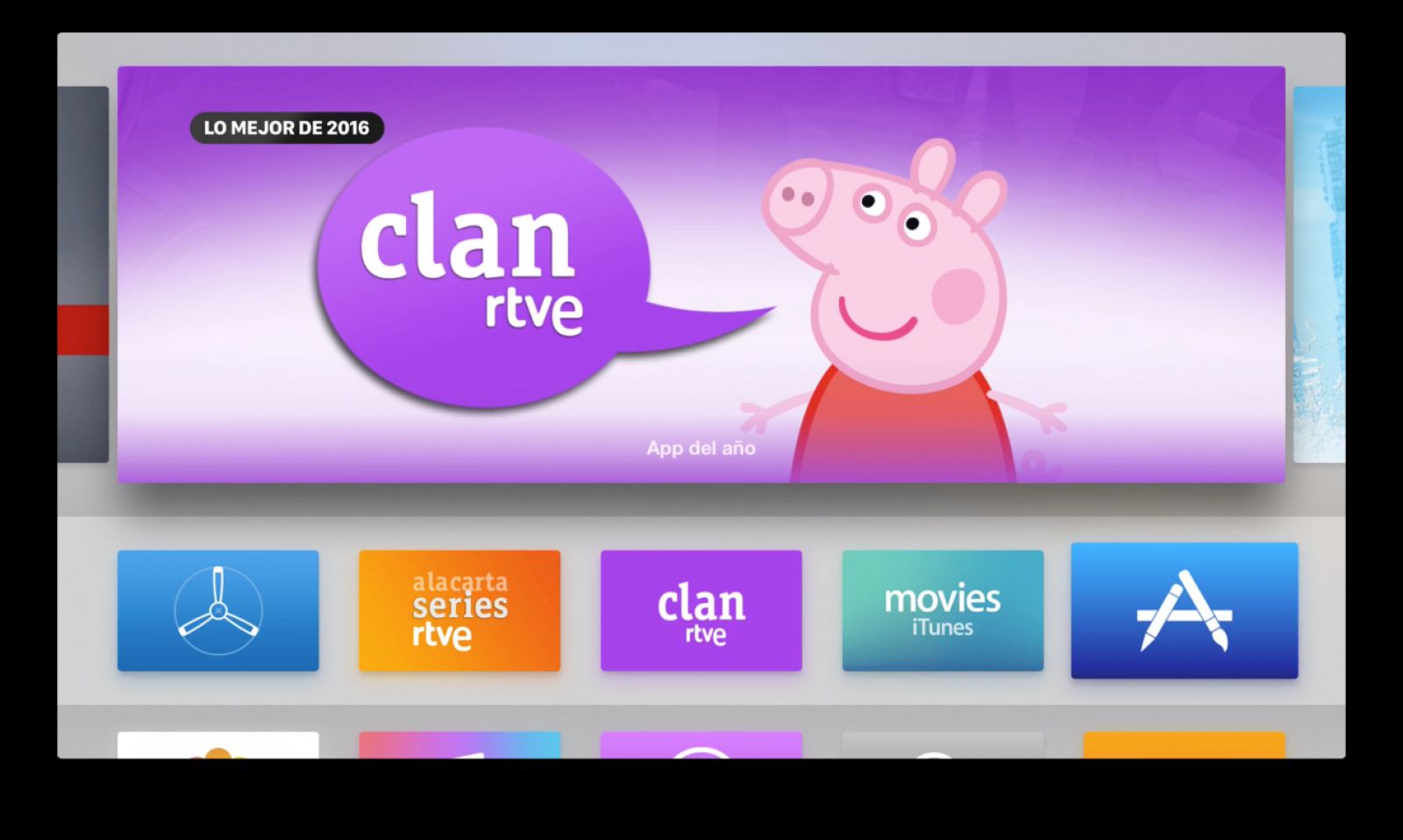 La app de Clan se encuentra dentro de las cinco más instaladas de Apple TV