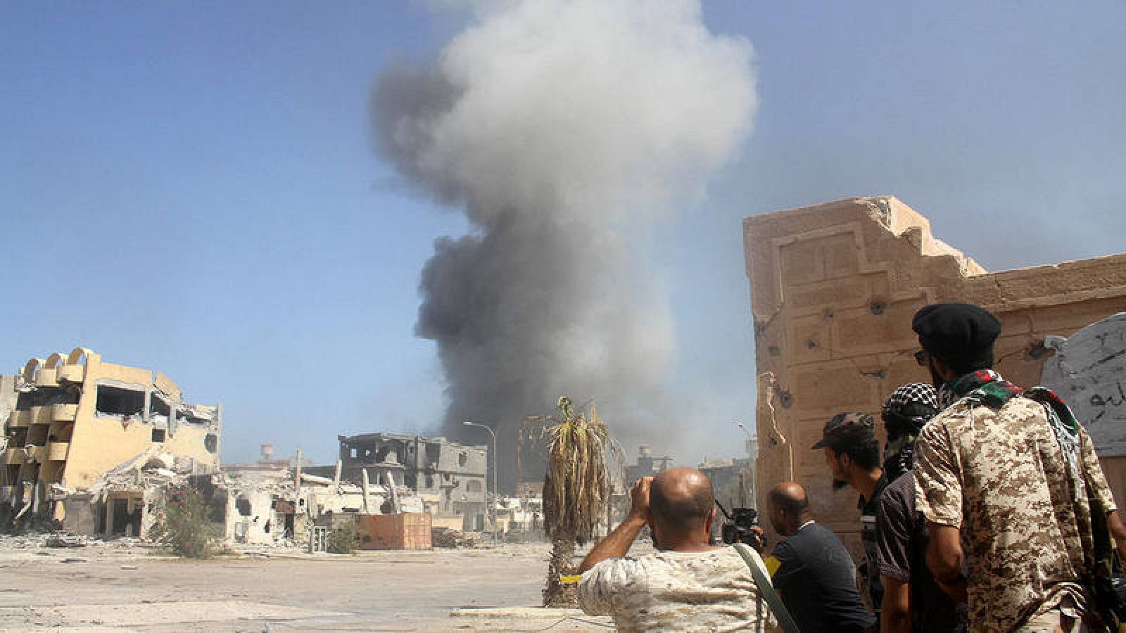 Las fuerzas libias avanzan en Sirte contra el Estado Islámico