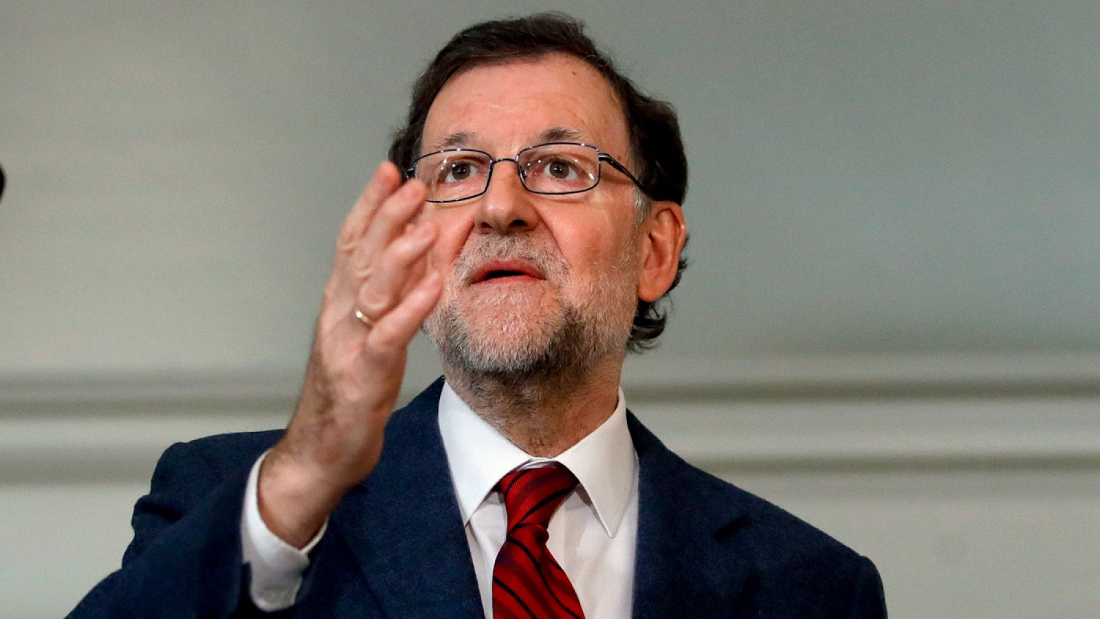 Mariano Rajoy, en rueda de prensa en Nueva York.