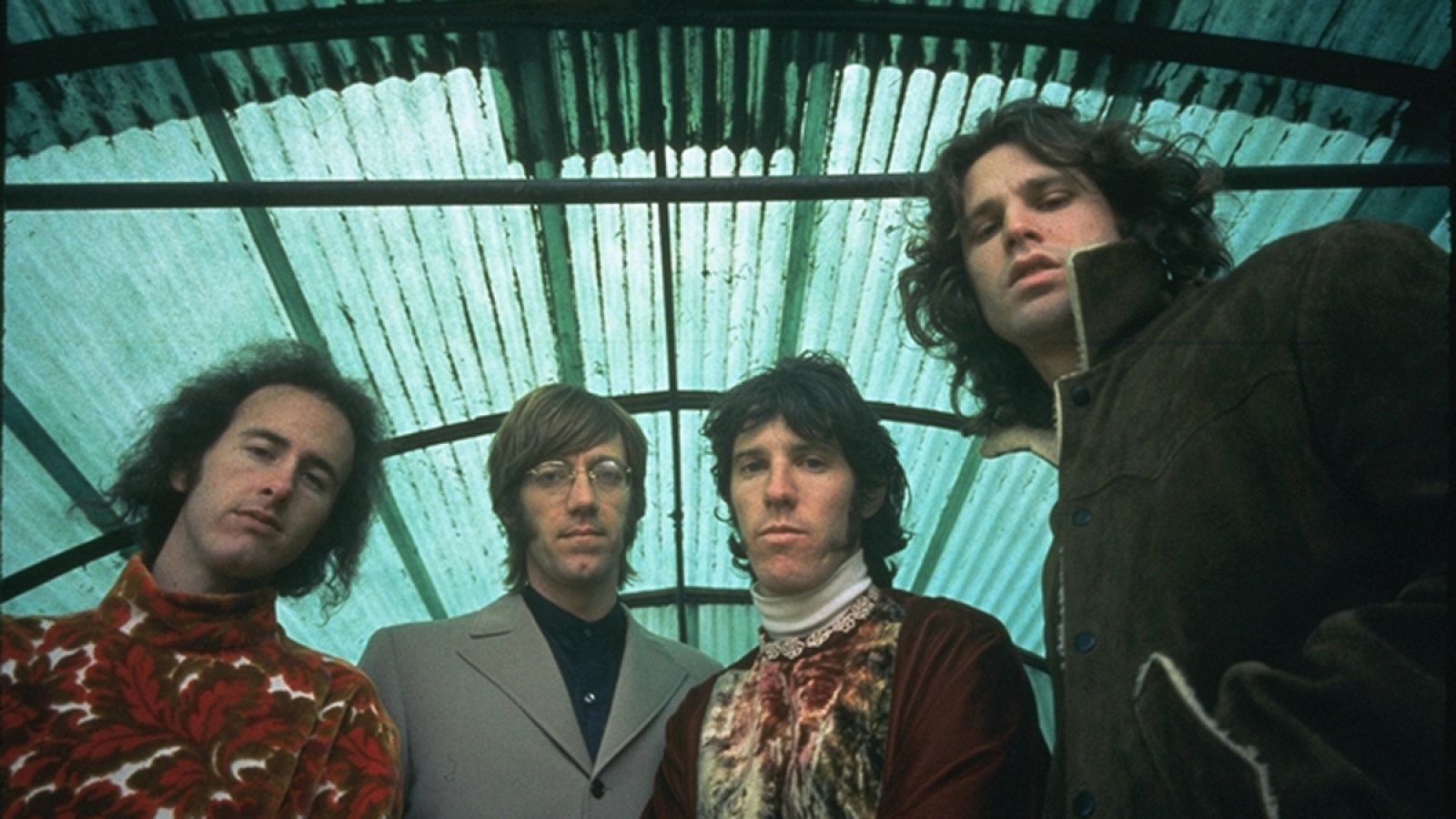 The Doors: Robby Krieger, Ray Manzarek, John Densmore y Jim Morrison.