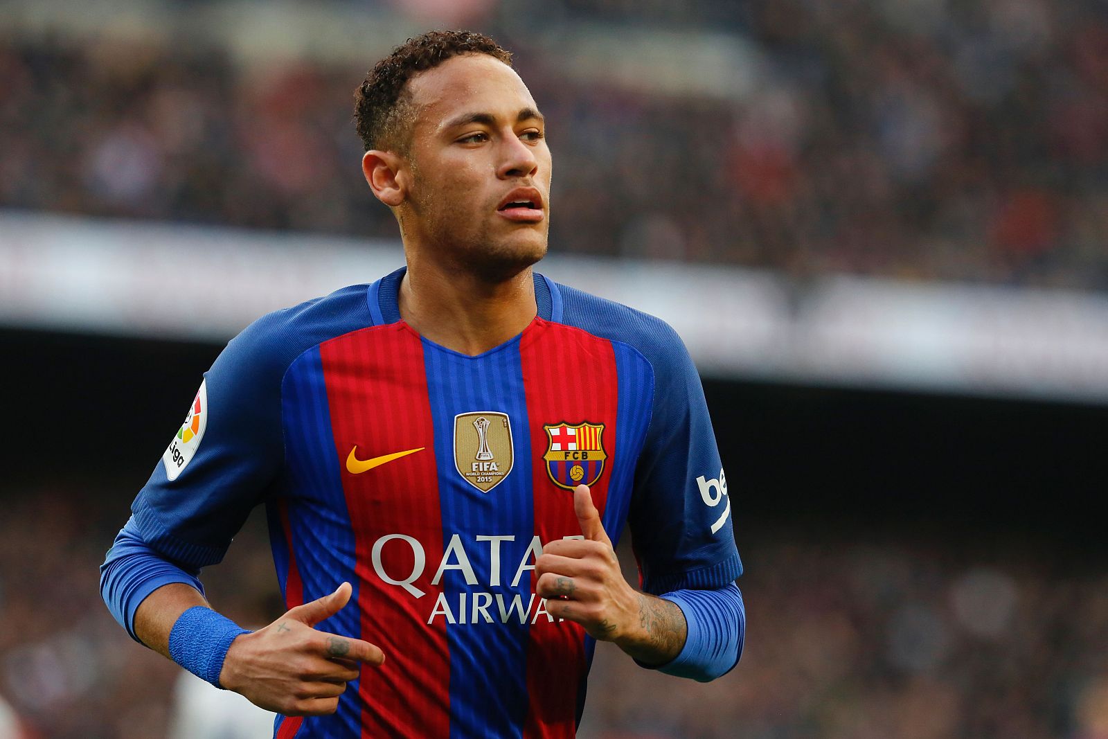 El jugador brasileño del FC Barcelona Neymar Junior.