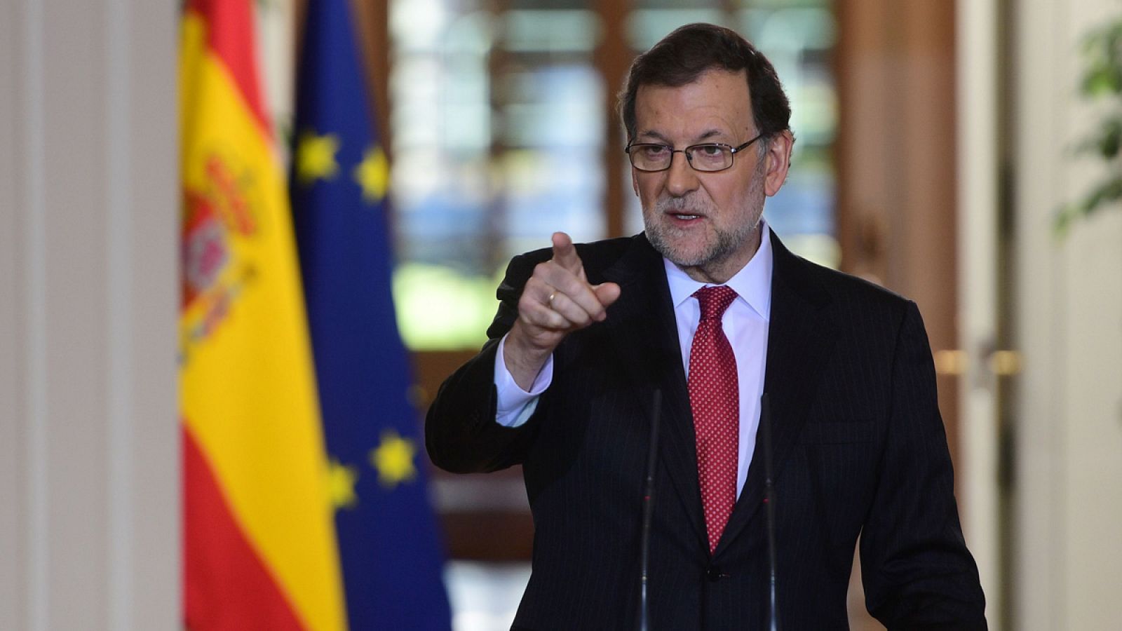 El presidente Mariano Rajoy comparece ante los medios de comunicación tras presidir el Consejo de Ministros.