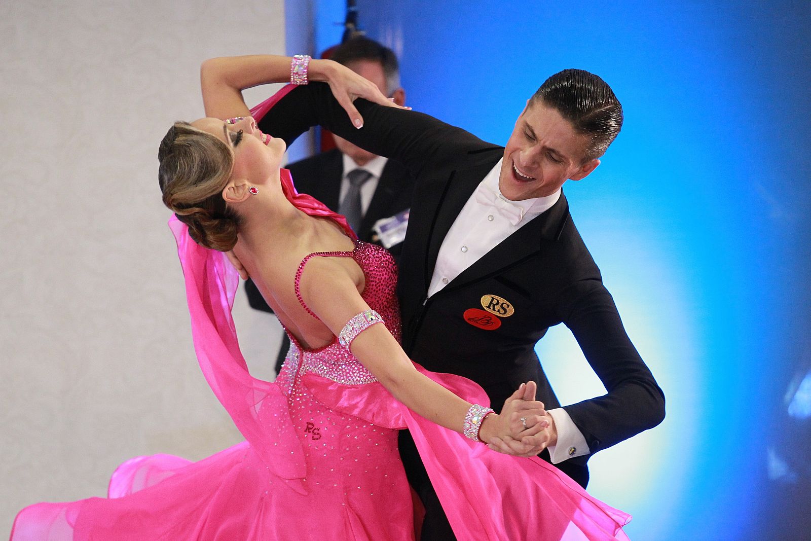 Una pareja baila en la Dancesport Cup 2017.