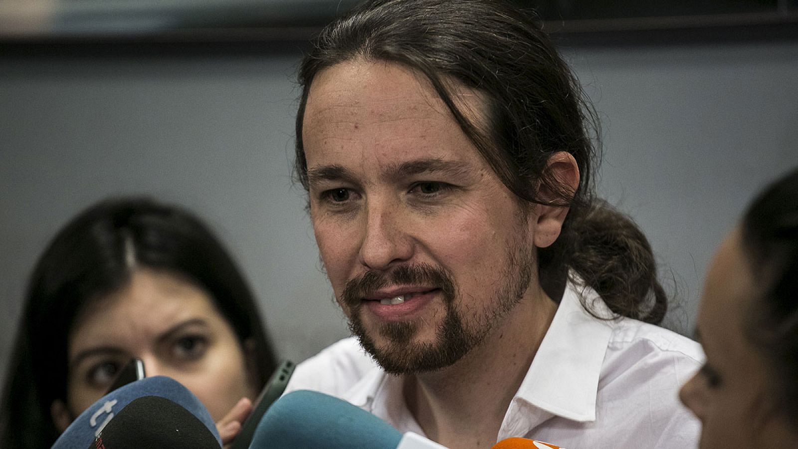 El secretario general de Podemos, Pablo Iglesias